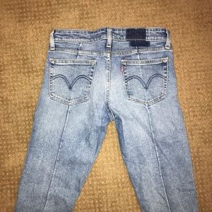 Levi’s Altered 711 Skinny Jeans with Seam on Back